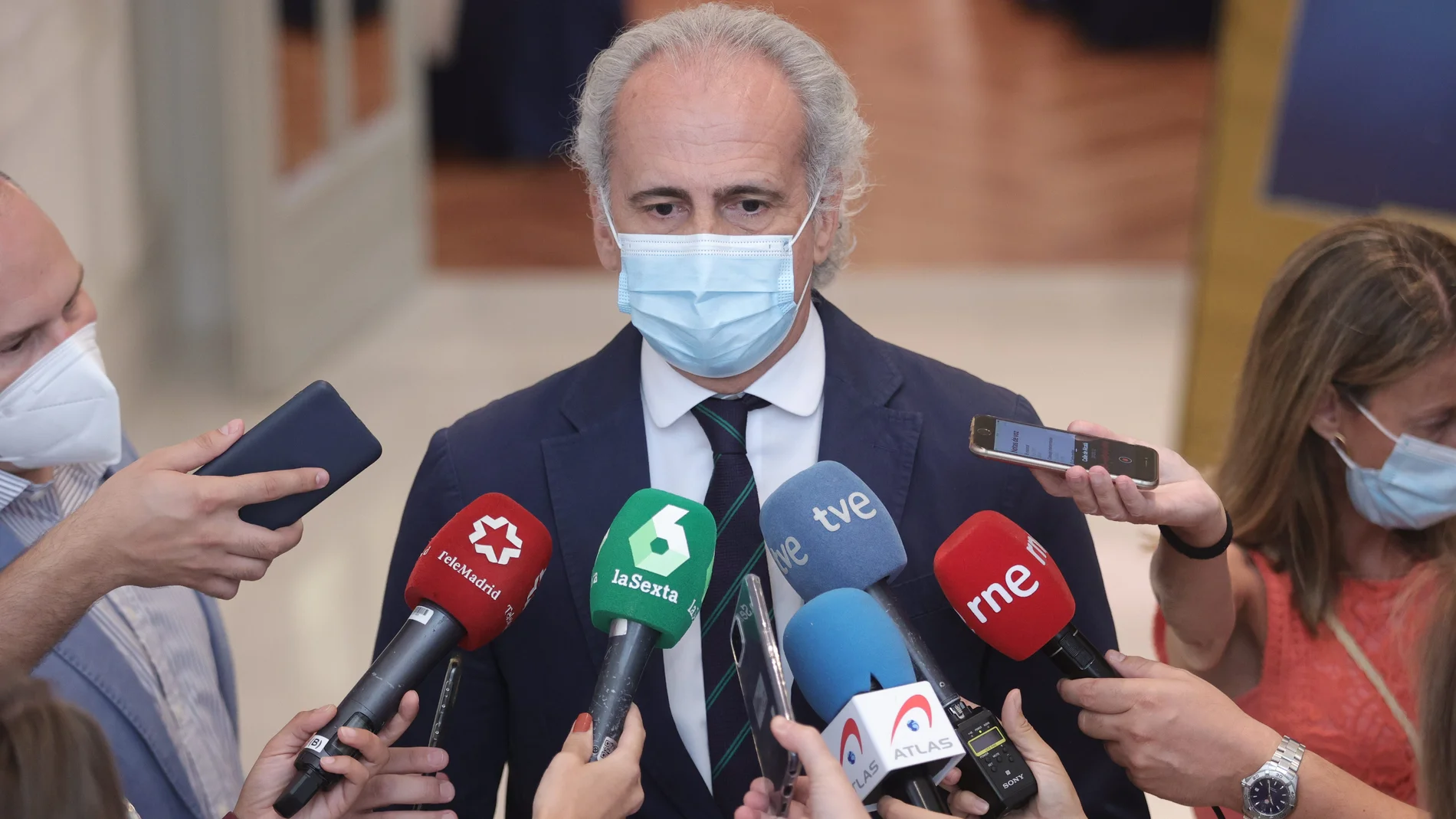 El consejero de Sanidad de la Comunidad de Madrid, Enrique Ruiz Escudero