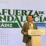Juanma Moreno, hoy en el Congreso Provincial del PP de Cádiz