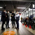 El vicepresidente y consejero de Deportes y Transparencia de la Comunidad de Madrid, Ignacio Aguado, se reune con representantes del sector de los gimnasios