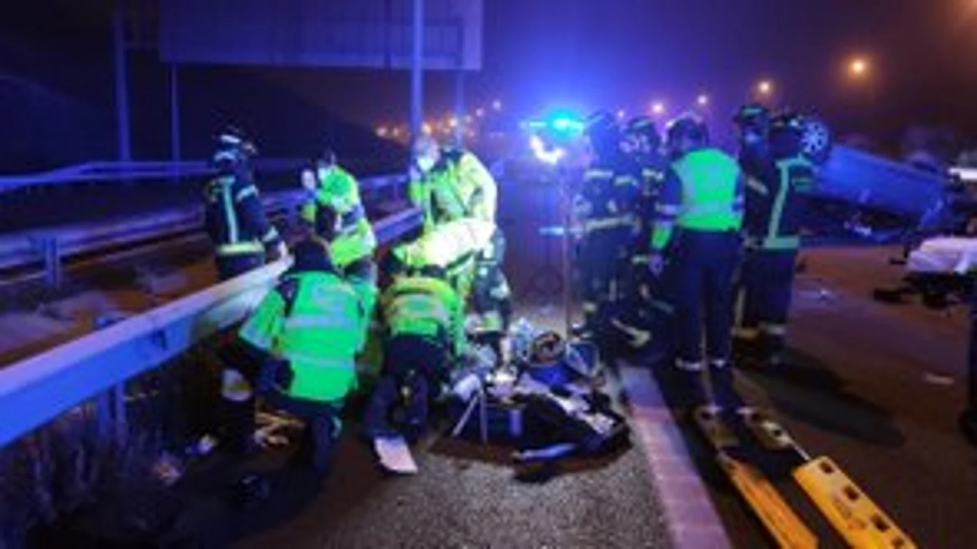 Accidente de tráfico en Vallecas