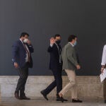 El actual presidente de la Junta de Andalucía, Juan Manuel Moreno, esta semana tras el Consejo de Gobierno