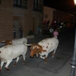 Imágenes de un encierro nocturno