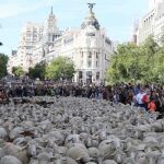 Madrid, durante la Fiesta de la Trashumancia