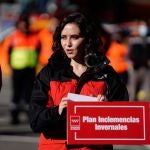 La presidenta de la Comunidad de Madrid, Isabel Díaz Ayuso