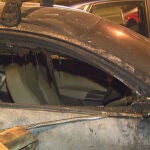 Un coche calcinado