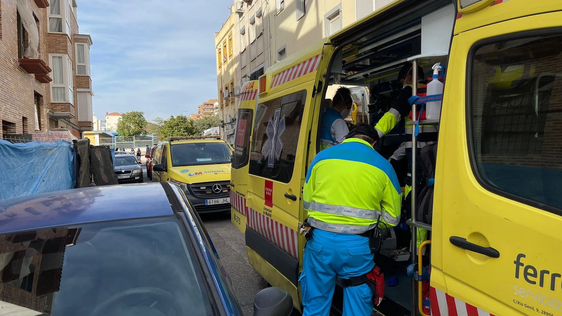 Ambulancias del Summa 112