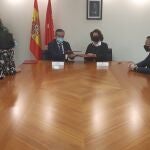 El consejero de Justicia, Interior y Víctimas, Enrique López, se reúne con el Colegio de Registradores de la Propiedad y Mercantiles de España
