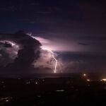 Tormenta en Menorca. Imagen de archivo
