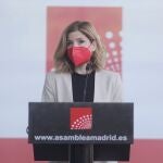 La nueva portavoz del grupo parlamentario socialista en la Asamblea de Madrid, Hana Jalloul