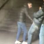 Imágenes de un «mataleón» cometido en la estación de Metro de Francos Rodríguez, en Madrid