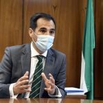 El portavoz de los populares en el Parlamento andaluz, José Antonio Nieto