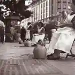 Aguadoras en las calles de Madrid