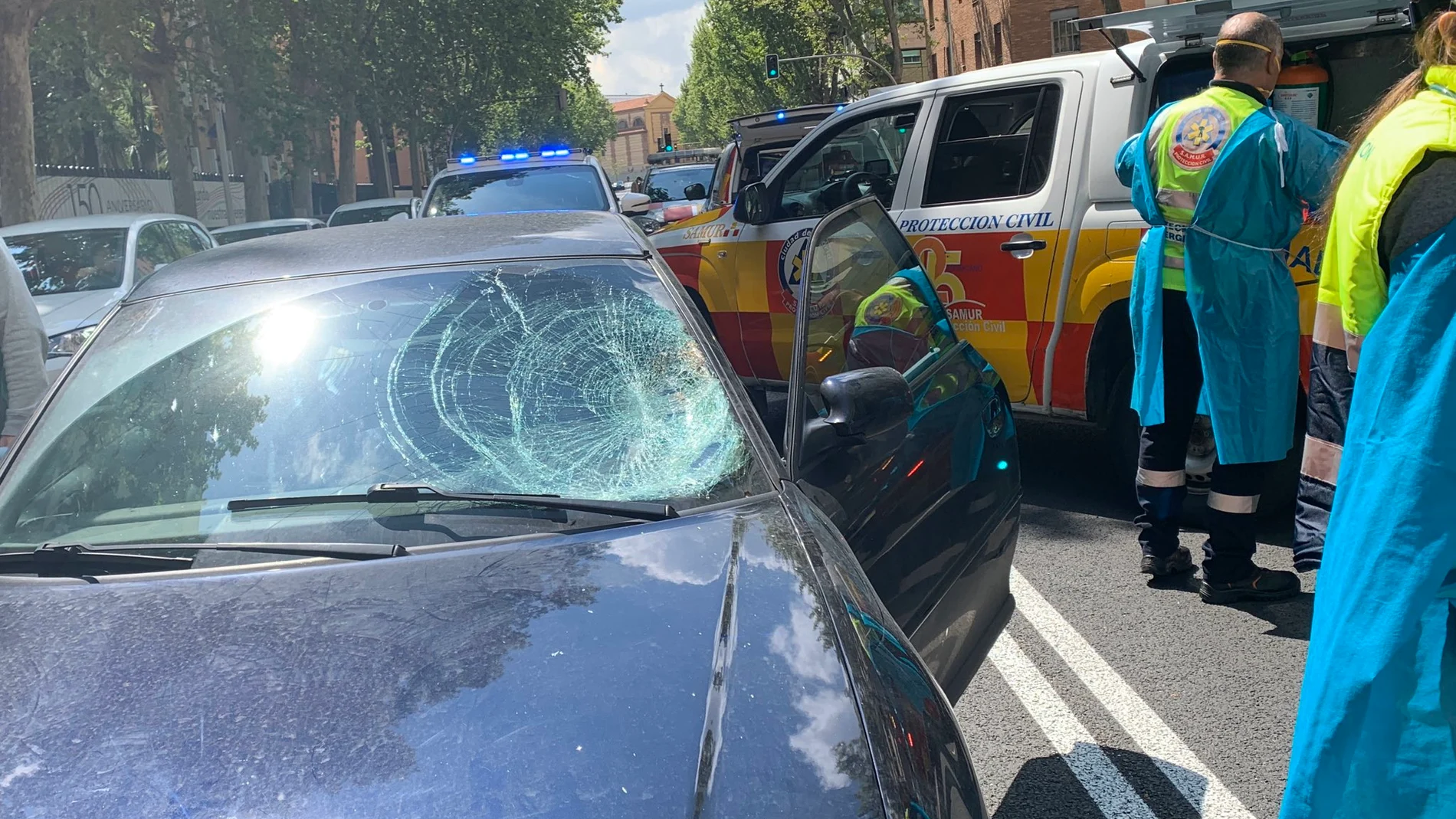 Imagen del lugar del accidente