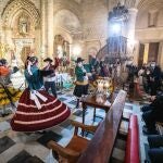 Imagen de la misa por la Virgen del Mar
