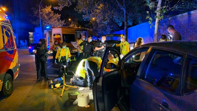 Accidente en Carabanchel