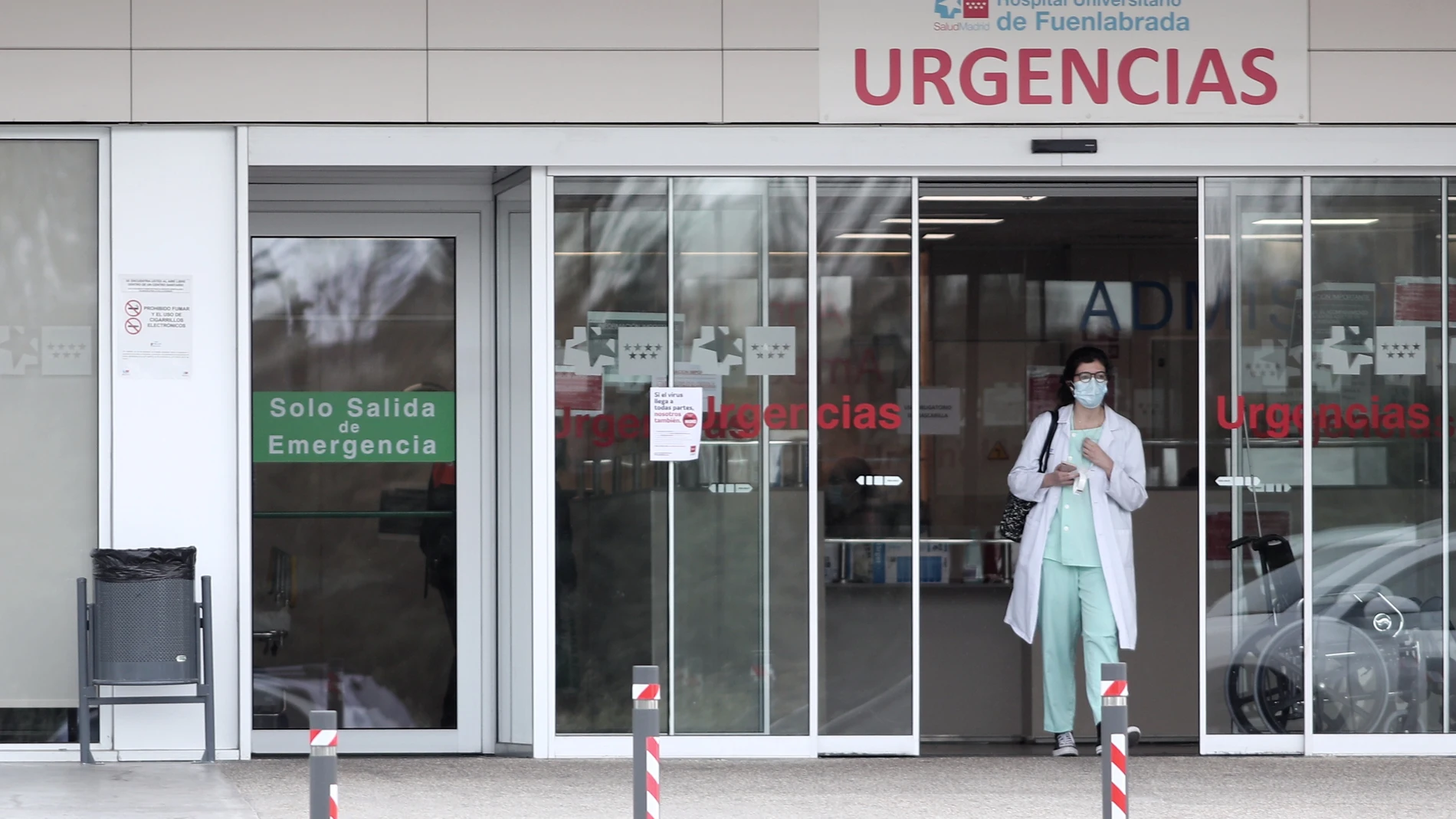Hospital de campaña cerca del Hospital de Fuenlabrada