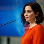 La presidenta de la Comunidad de Madrid, Isabel Díaz Ayuso