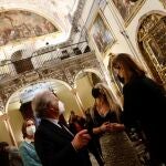 La consejera andaluza Patricia del Pozo, durante su visita al Hospital de la Caridad de Sevilla