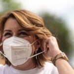 La ex presidenta de la Junta, secretaria general del PSOE-A y ahora candidata a las primarias del partido, Susana Díaz