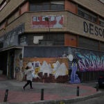 Edificio okupado en Carabanchel