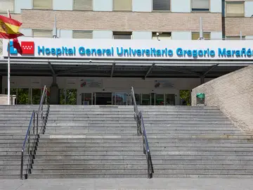Fachada del Hospital General Universitario Gregorio Marañón, en Madrid Fachada del Hospital General Universitario Gregorio Marañón, en Madrid