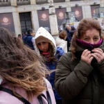 Frío y viento en Madrid
