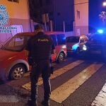 Un agente de la Policía Nacional