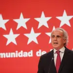 El consejero de Sanidad de la Comunidad de Madrid, Enrique Ruiz Escudero