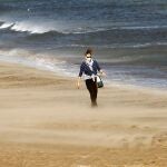 Viento fuerte en el litoral 