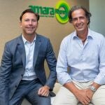 De izquierda a derecha: Gonzalo Errejón, CEO de Amara Nzero, y Pablo Arnús, presidente de Amara Nzero.AMARA NZERO27/09/2022
