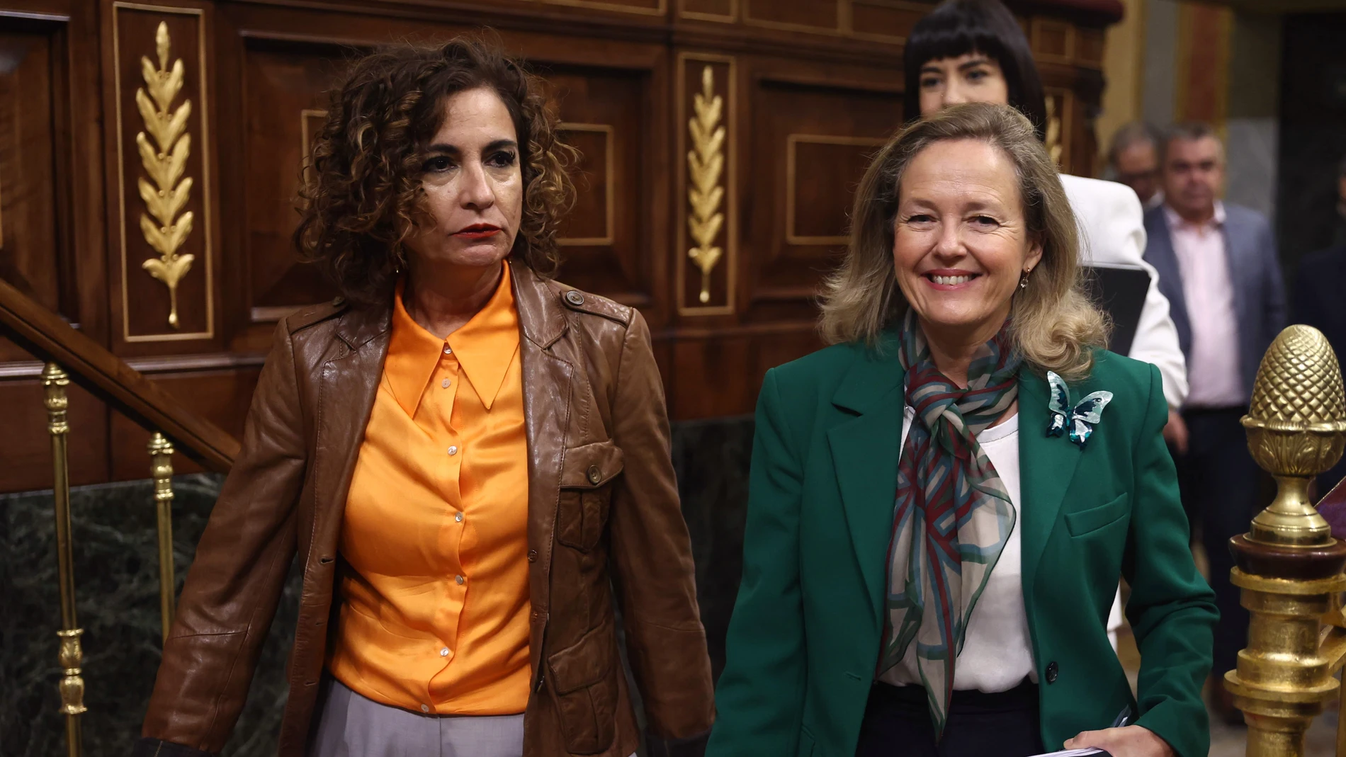 Las ministras de Hacienda y Economía, María Jesús Montero y Nadia Calviño
