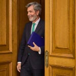 Carlos Lesmes, presidente del CGPJ y del Tribunal Supremo, el pasado 28 de septiembre en Zarzuela en su encuentro con Felipe VI