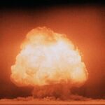 Imagen de archivo del hongo provocado por la explosión de The Gadget en 1945