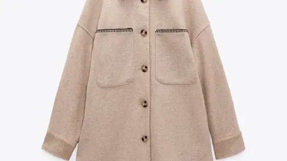 SOBRECAMISA SOFT PESPUNTES CONTRASTE