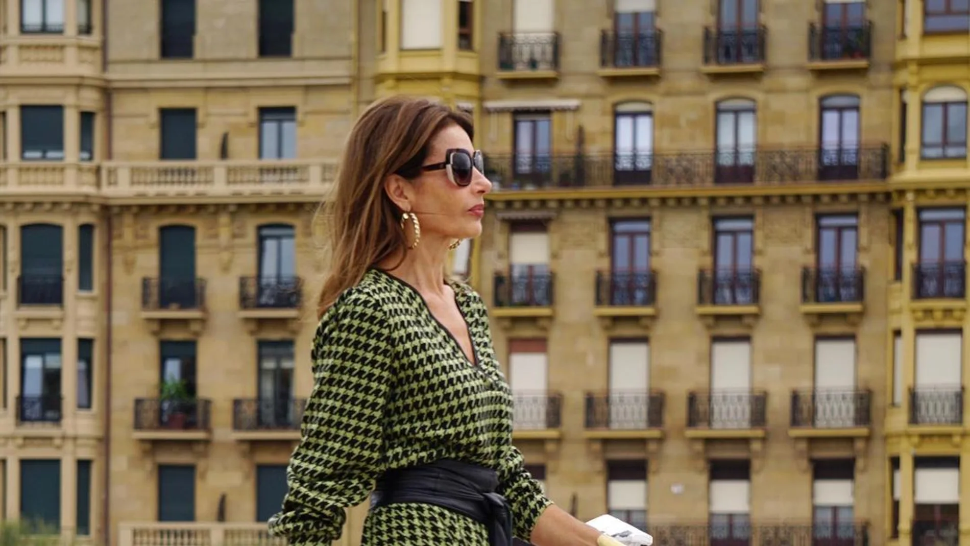 Pilar de Arce con conjunto de Molupita Boutique en Donosti