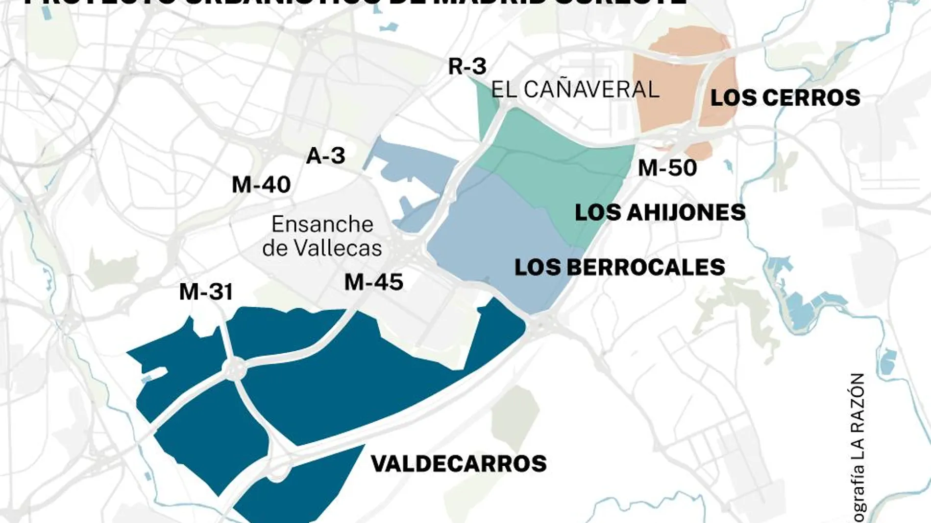 Proyecto urbanístico Madrid Sureste