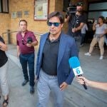 El torero Fran Rivera acude a la capilla ardiente de Jesús Quintero. A. Pérez / Europa Press