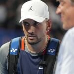 Nick Kyrgios en el torneo de Tokio