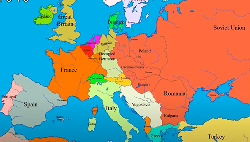 Europa, año 1945.