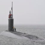 Iamgen de archivo de un submarino estadounidense.04/10/2022