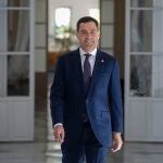 El presidente de la Junta de Andalucía, Juanma Moreno