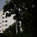 Fachada del Colegio Mayor Elías Ahuja de Madrid, donde se produjeron los cánticos machistas