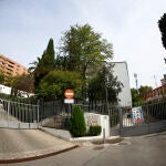 Vista de una de las fachada del Colegio Mayor Elías Ahuja de Madrid, este viernes