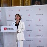 La alcaldesa de Barcelona, Ada Colau