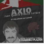 Cartel de la convocatoria del homenaje al etarra