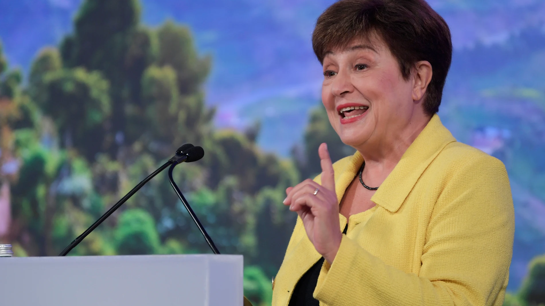 La directora gerente del Fondo Monetario Internacional (FMI) Cristalina Georgieva