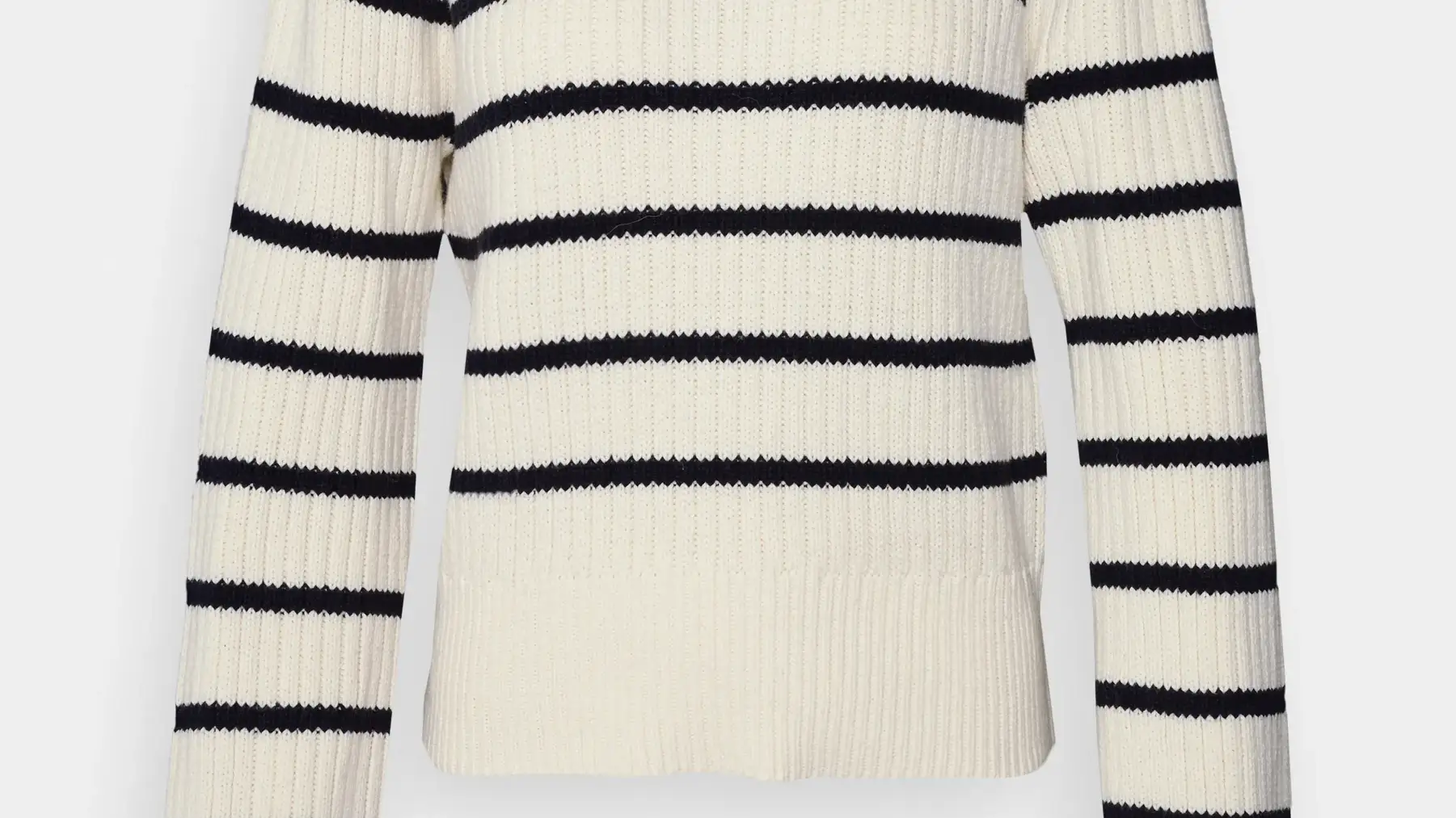 Jersey de punto de rayas con mangas abullonadas, de Scotch & Soda