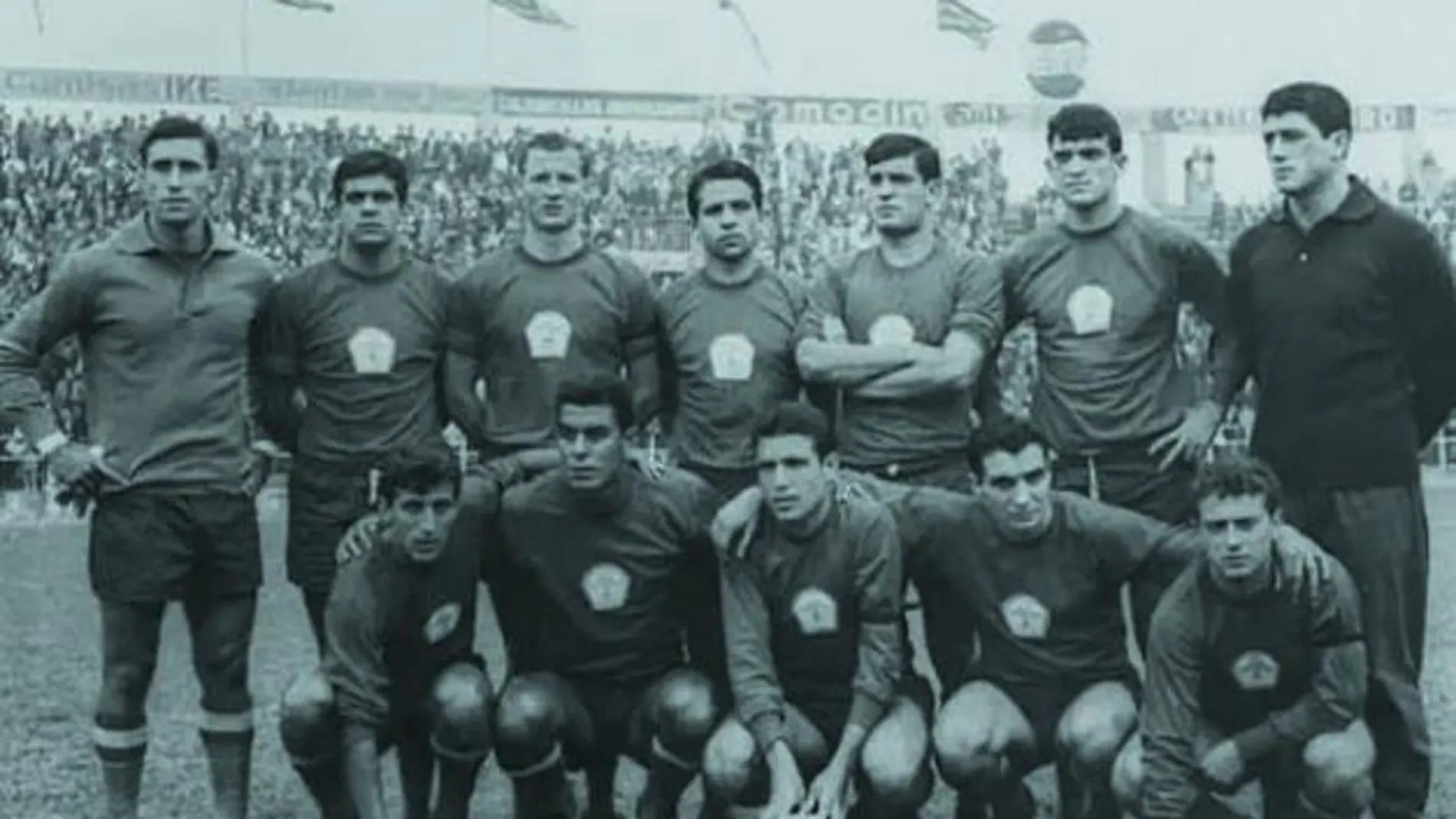 La selección militar de fútbol española que se alzó como campeona del mundo en 1965