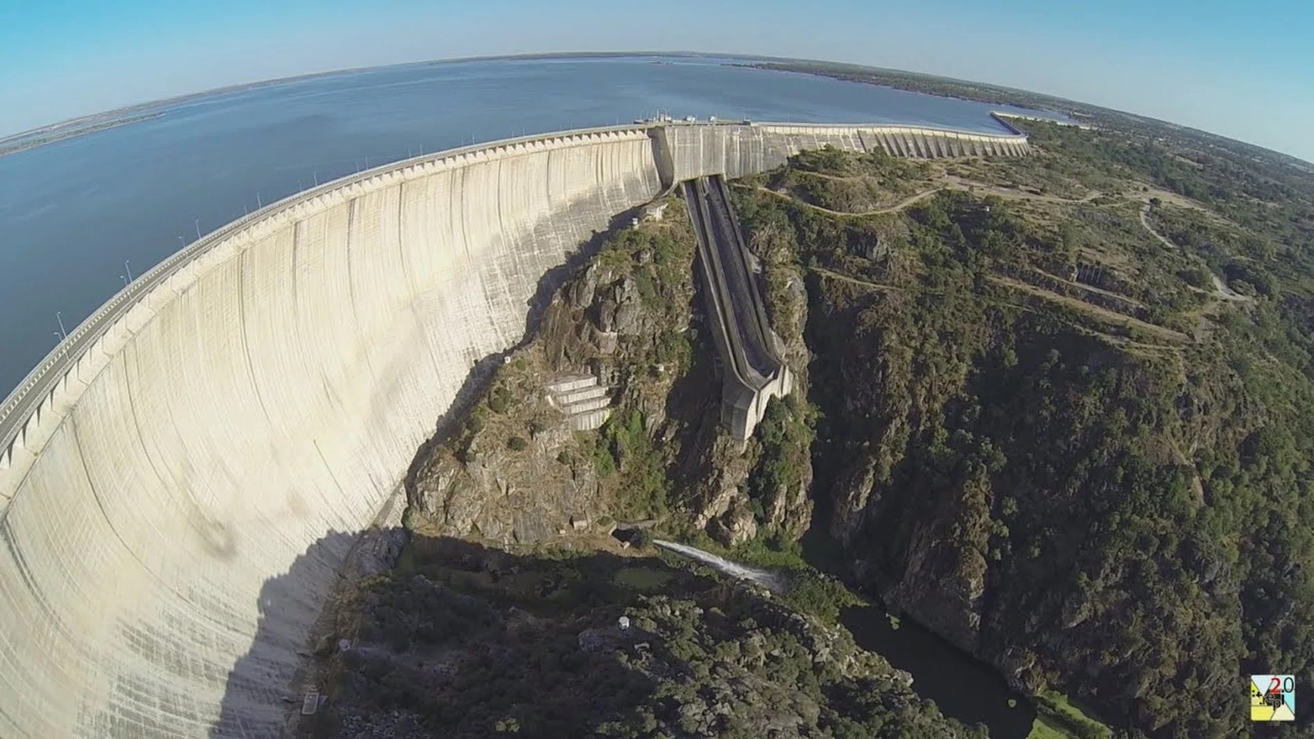 Embalse de la Almendra, en Salamanca, el más alto de España