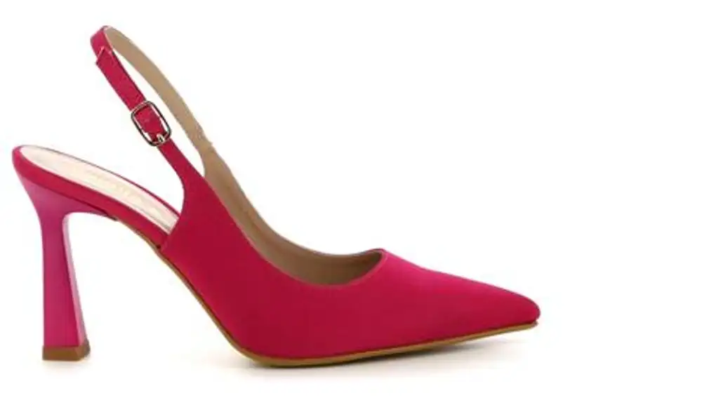 Zapatos de tacón rosa